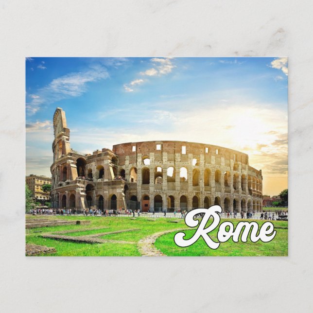 Hallo aus Rom, Italien Postkarte (Vorderseite)
