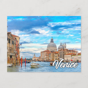 Hallo aus Venedig, Italien Postkarte