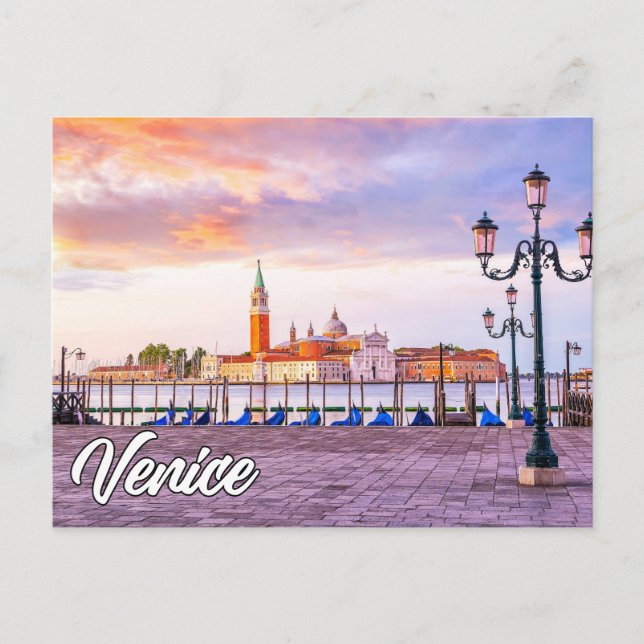 Hallo aus Venedig, Italien Postkarte (Vorderseite)