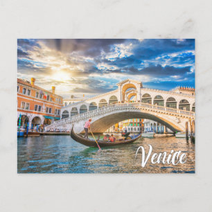 Hallo aus Venedig, Italien Postkarte