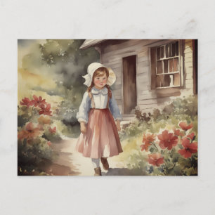 Hallo aus vergangenen Tagen Postkarte