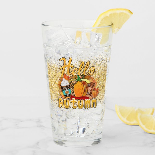 Hallo Autumn Anpassen Glas (Rückseite Ice)