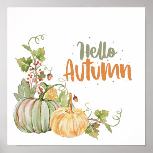 Hallo Autumn Print, Value Poster Paper (Matte)
