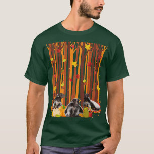 Hallo Autumn Shunk Maple Leaf Fall Pumpkin Mens Wo T-Shirt