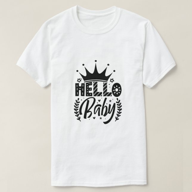 Hallo Baby-01 T-Shirt (Design vorne)