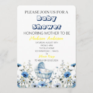 Hallo Baby-Einladung zur Babyparty Einladung