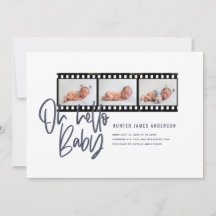 Hallo, Baby, moderne grafische Multifilm-Foto-Roll