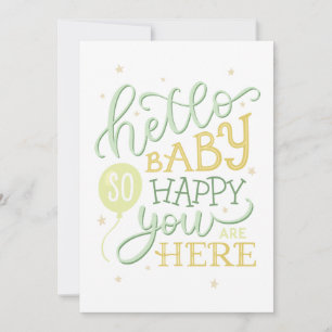 Hallo Baby, so glücklich, dass du hier bist. Neuge