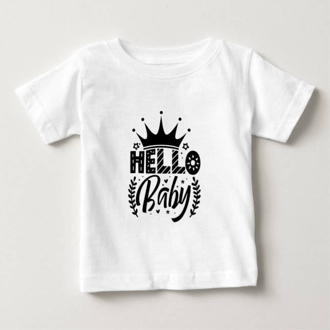 Hallo Baby T-shirt (Vorderseite)