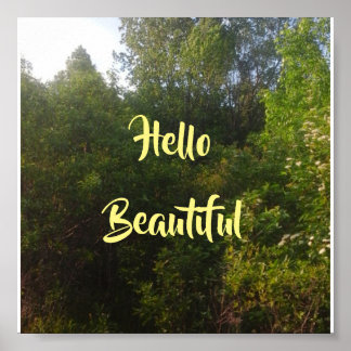 Hallo Beautiful Poster