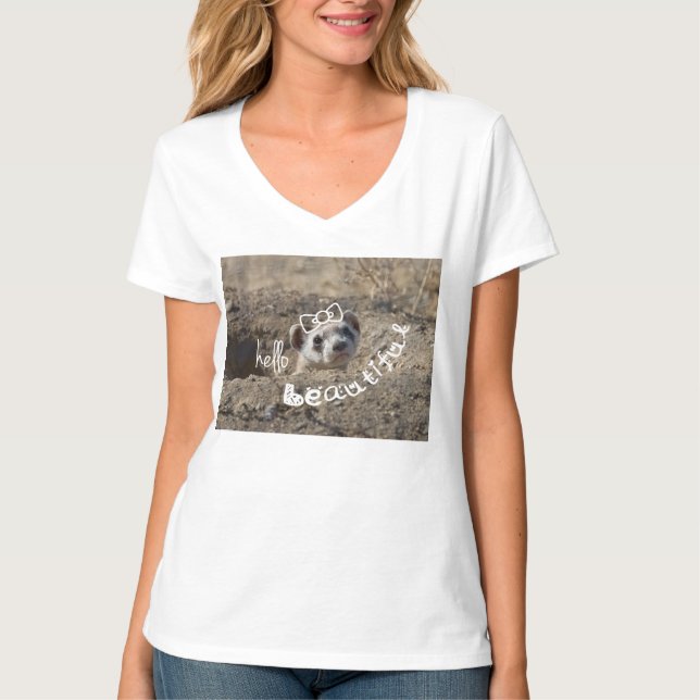 Hallo Beautiful T-Shirt (Vorderseite)