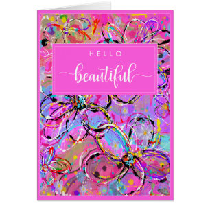 Hallo Beautiful Valentines Jahrestag Geburtstag