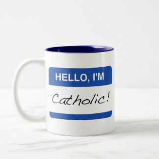 Hallo, bin ich katholische Tasse