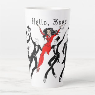 Hallo, Boys Large Latte Tasse