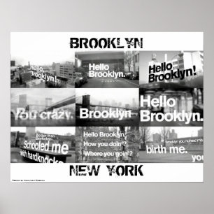 Hallo Brooklyn Poster