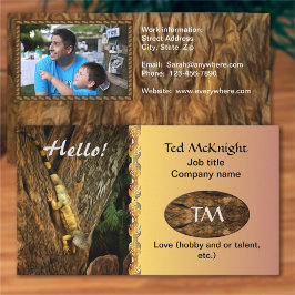 Hallo Bucerias Iguana 1069 Visitenkarte