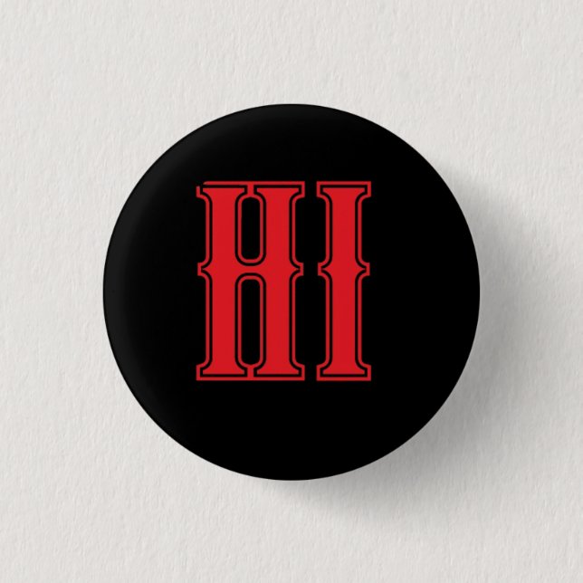 HALLO BUTTON (Vorderseite)