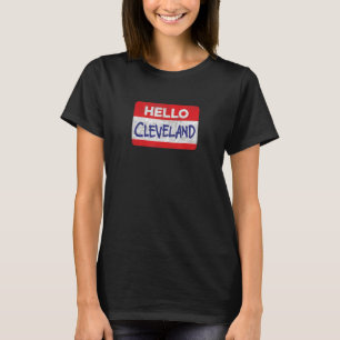 HALLO CLEVELAND   ohio retro vintage abgenutzt OH T-Shirt