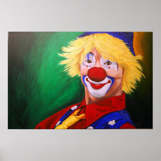 Hallo Clown Poster