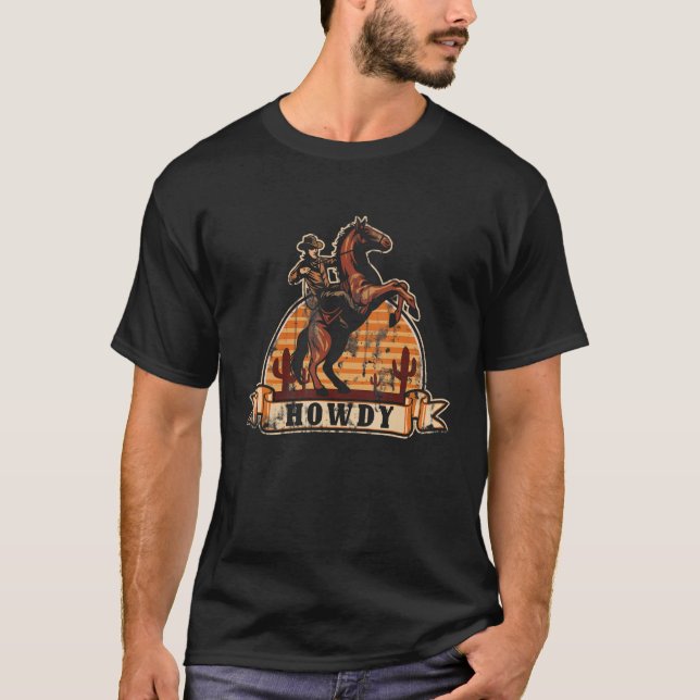 Hallo Cowboy T-Shirt (Vorderseite)