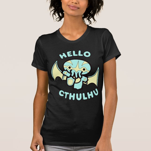 Hallo Cthulhu T-Shirt (Vorderseite)