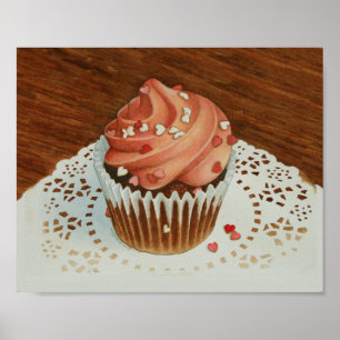Hallo Cupcake Poster