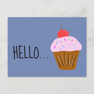 Hallo Cupcake Postkarte