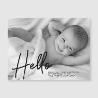 Hallo Custom Foto Einführung Baby
