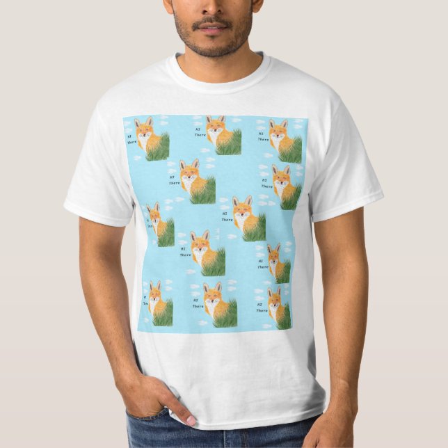 Hallo da Fuchs T-Shirt (Vorderseite)