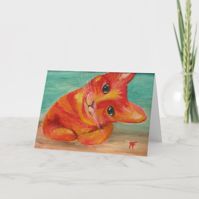 Hallo da - Grußkarte Karte (Vorderseite)