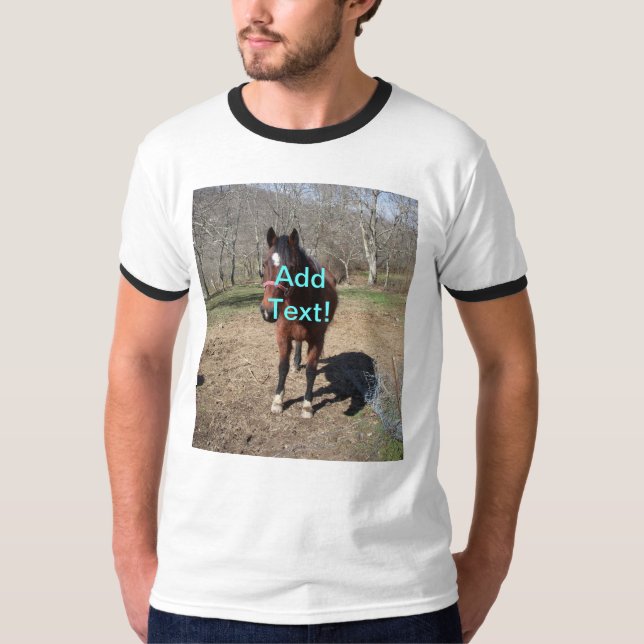 Hallo Da Horsey T-Shirt (Vorderseite)