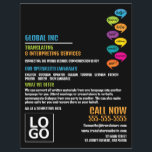 Hallo Design, Übersetzer und Dolmetscher Flyer<br><div class="desc">Hallo Design,  Übersetzer & Dolmetscher Werbung Flyer von der Business Card Store.</div>