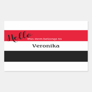 Hallo, dieses Element gehört zu Name Stickers