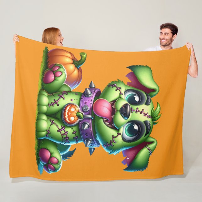 Hallo Dogg 60x80 Fleece Blanket (Beispiel)