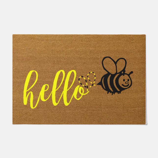 Hallo Doormat, Begrüßungsmatte, Hummel Fußmatte (Vorderseite)