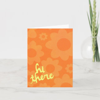 Hallo dort Anmerkungs-Karte Karte