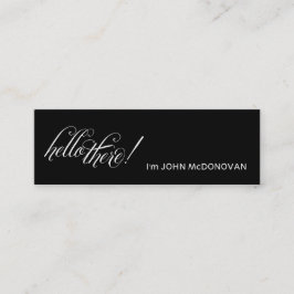 Hallo dort! Profil-Visitenkarte Mini Visitenkarte
