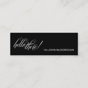 Hallo dort! Profil-Visitenkarte Mini Visitenkarte