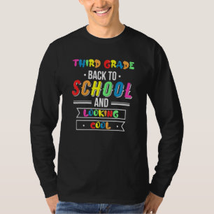 Hallo Dritte Klasse 3 wieder Schulstufe T-Shirt