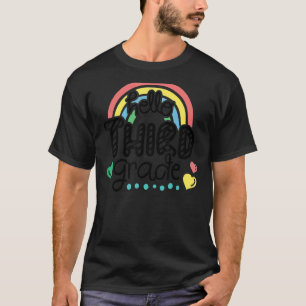 Hallo Dritte Klasse Retro zurück zur Schule Vintag T-Shirt