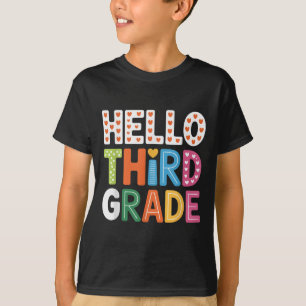 Hallo Dritte Klasse zurück zur Schule Niedlich far T-Shirt