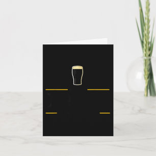 Hallo Dunkelheit alter Freund irisches Bier St. Pa Karte