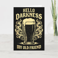 Hallo Dunkelheit alter Freund irisches Bier St. Pa