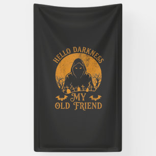 Hallo Dunkelheit Alter Freund Sensenmann Orange Mo Banner
