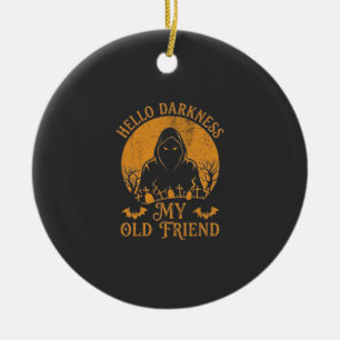 Hallo Dunkelheit Alter Freund Sensenmann Orange Mo Keramik Ornament