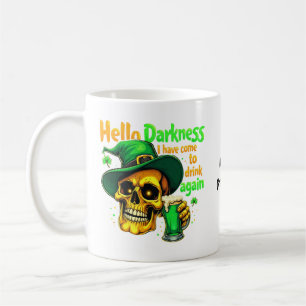 Hallo Dunkelheit, ich bin wiedergekommen, um mit d Kaffeetasse