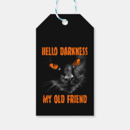 Hallo Dunkelheit mein alter Freund: Halloween Edit Geschenkanhänger