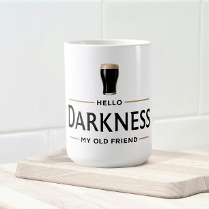 Hallo Dunkelheit mein alter Freund Lustiger St. Pa Kaffeetasse