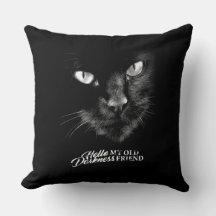 Hallo Dunkelheit Meine alte Freundin Katze - Versi