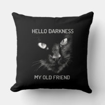 Hallo Dunkelheit Meine alte Freundin Katze - Versi
